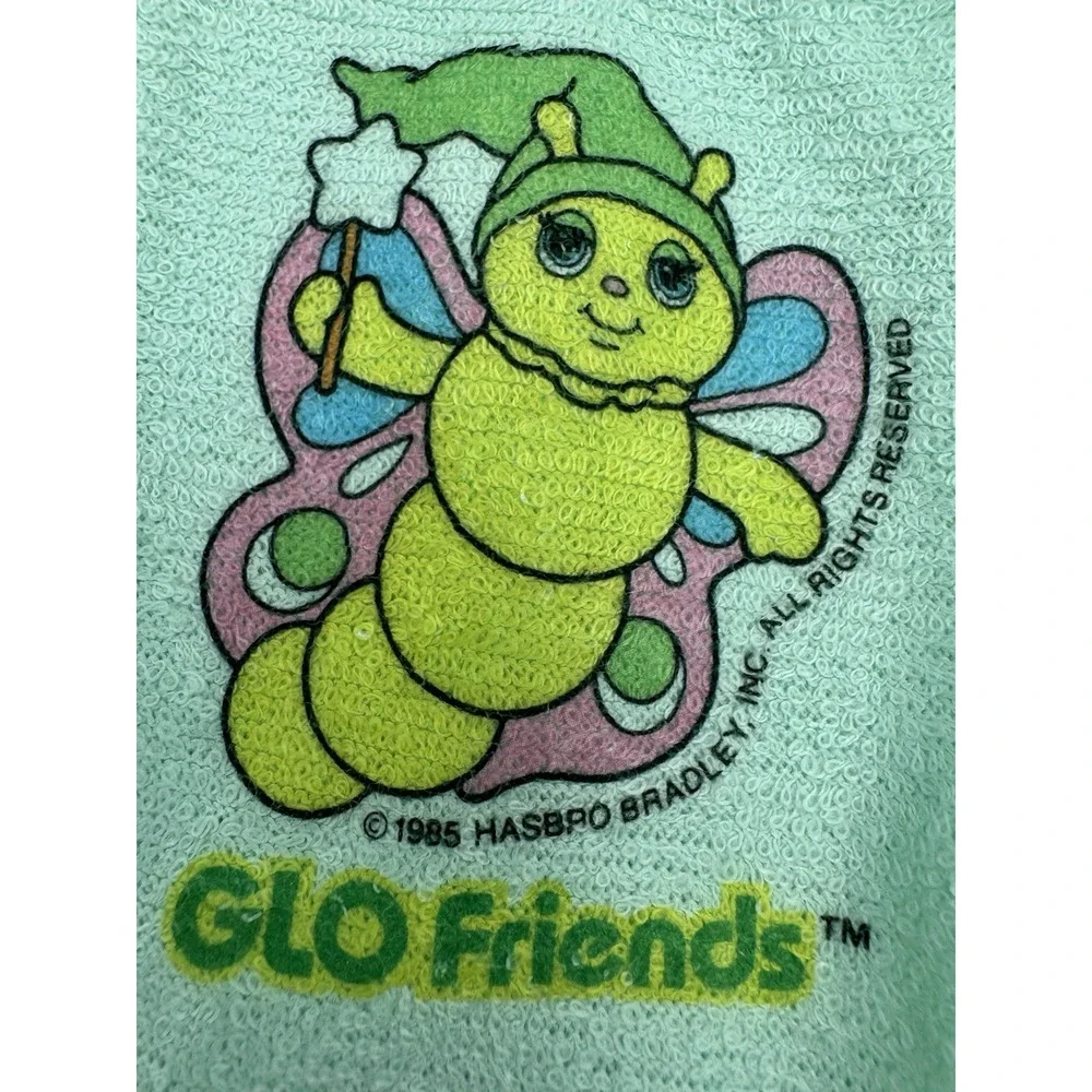 Vintage 1985 Glo Friends/GlowWorm Baby Sleeper Size Med 3-6m Sleeper NWOT- HTF